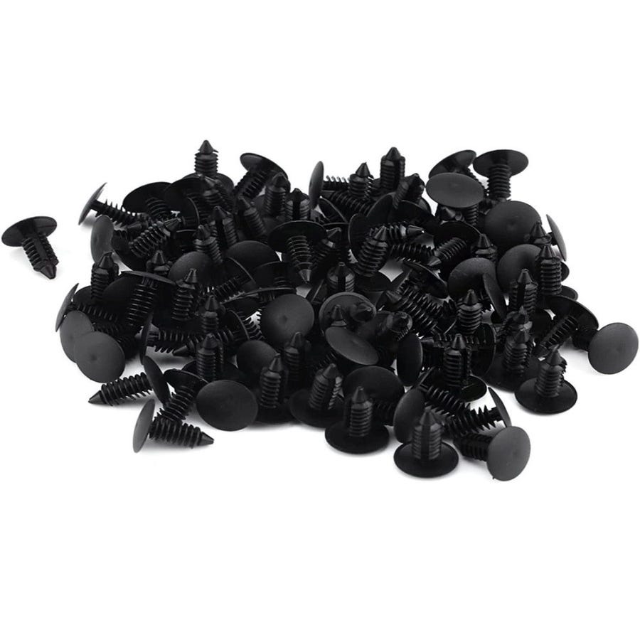 Kit Di 70 Clip Per Parafanghi Auto – Dadi A U, Bulloni Con Rondella E Clip In Plastica, Universali Per Fissaggio Paraurti E Rivestimenti