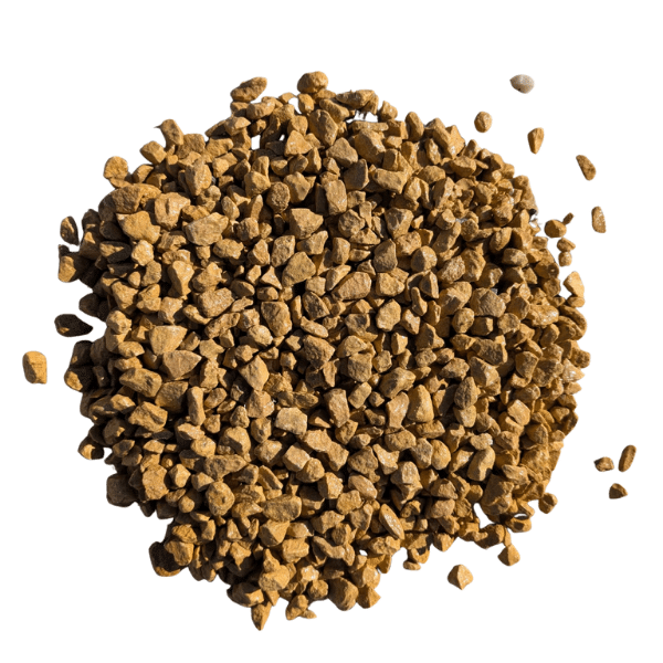 Gravier jaune concassé 6/10 mm – Big Bag +/- 1,5T – 20 m²