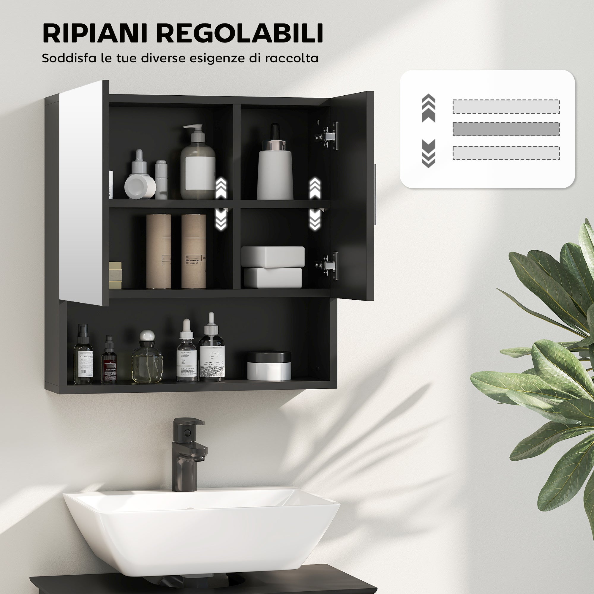 Mini serre à 4 niveaux avec bâche en plastique, portable, porte enroulable, 100 x 45 x 160 cm, verte - 7