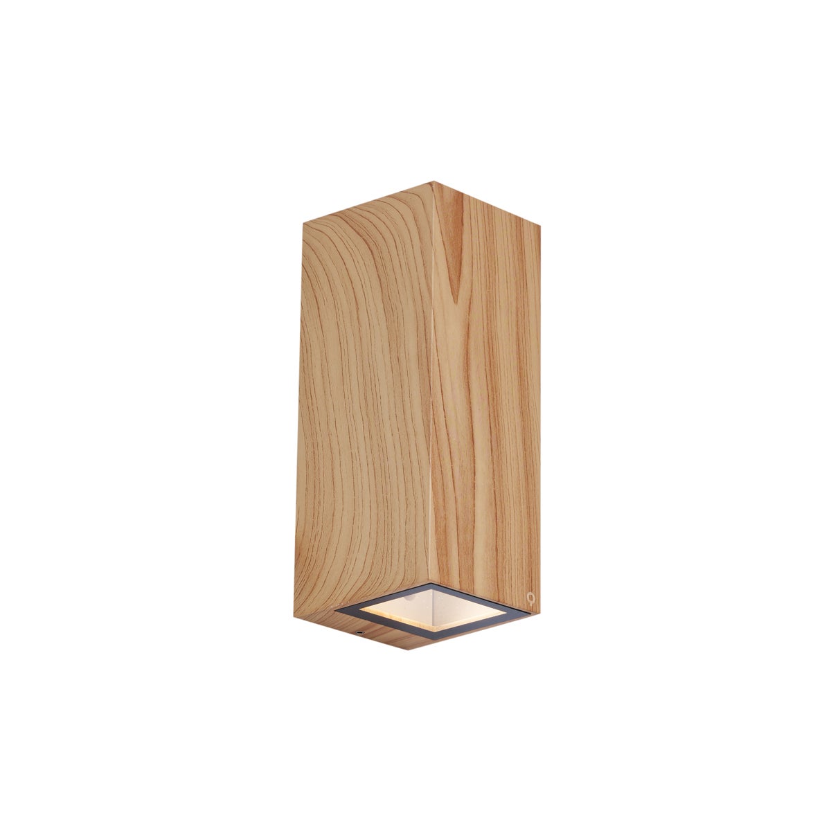 Qazqa skandynawski lampa up &amp; down do ogród - Baleno - natur, max. 10w, gu10, 8cm, IP54, z 2 punktami świetlnymi