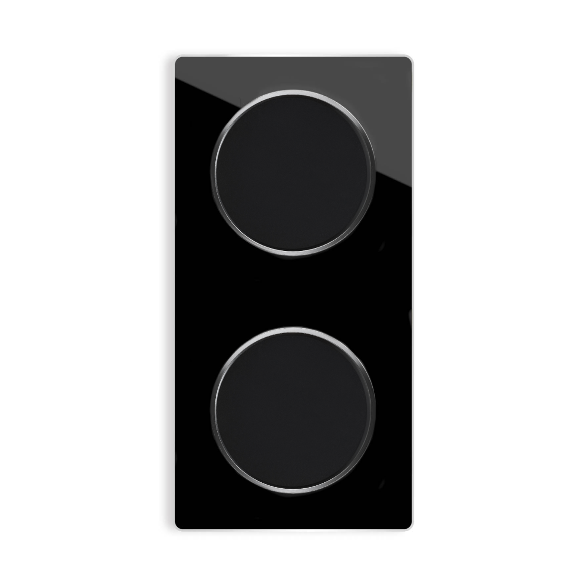 Interrupteur double, simple allumage, témoin lumineux, 1 voie, encastré