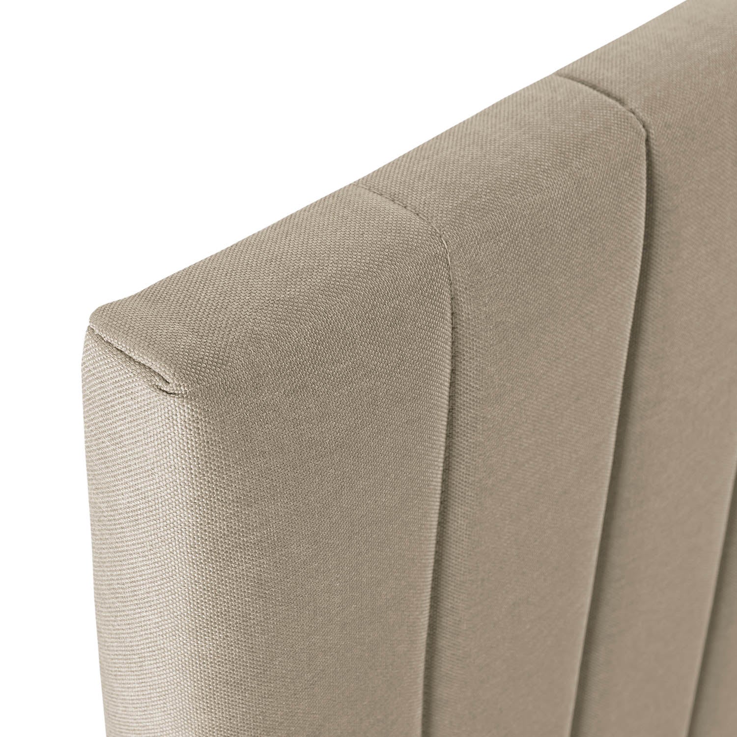 Testiera imbottita Eris 160x60 cm Beige - 5