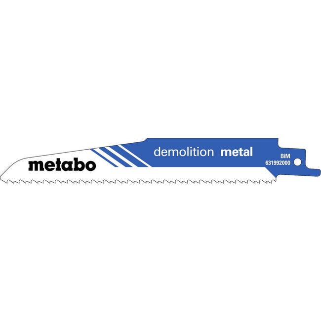 Lot De 5 Lames De Scie Sabre Bimétal 225mm - Pour Bois, Métal Et Démolition Compatible Bosch Dewalt Makita S1111DF