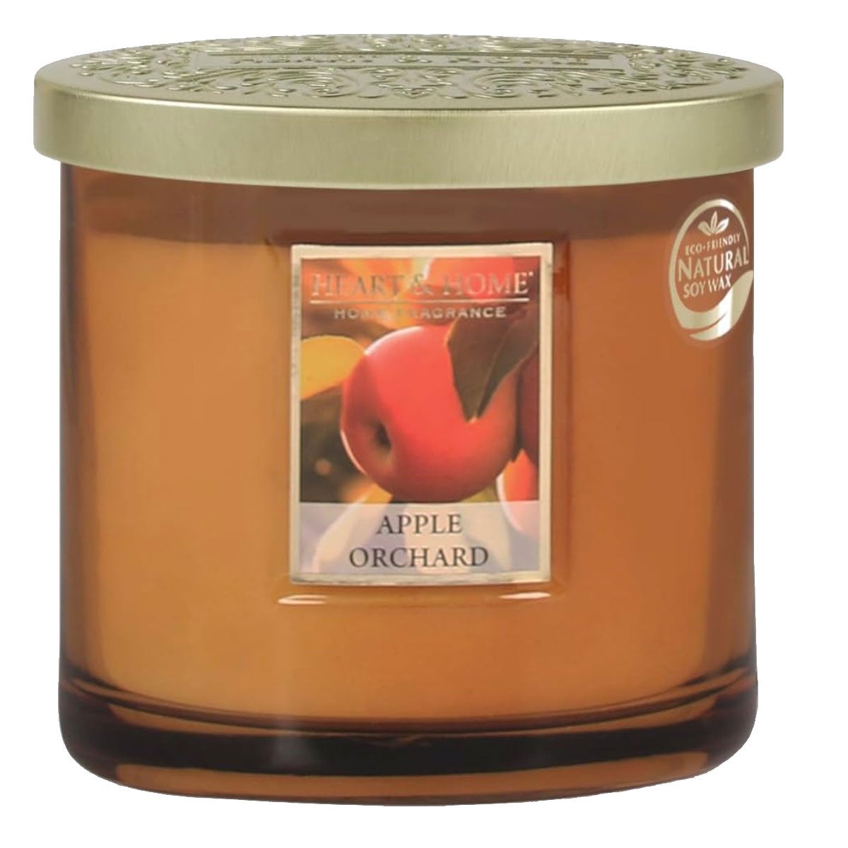 Bougie Parfumée Ellipse Apaisement Heart And Home - 2 Mèches - Cire De Soja - Bleu