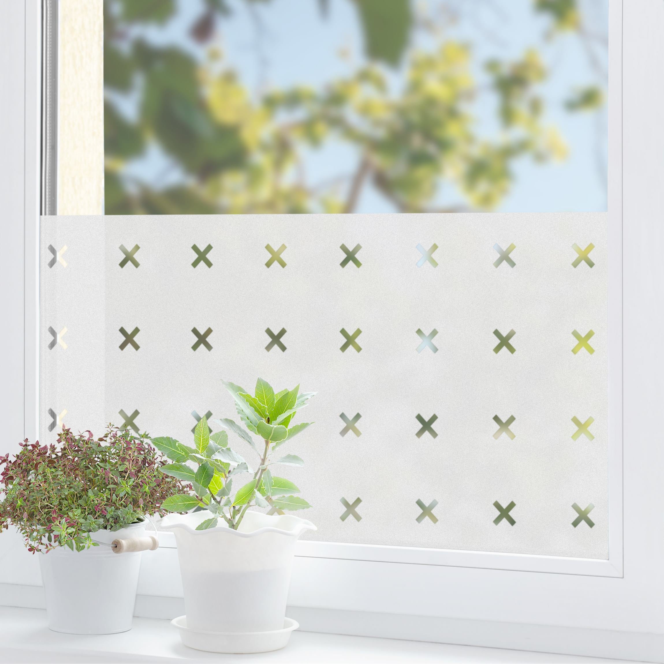 Lámina ventana vinilo privacidad 60 x 120 cm vinilo ventanas intimidad vinilo esmerilado estático opaco 22 salón dormitorio baño cocina