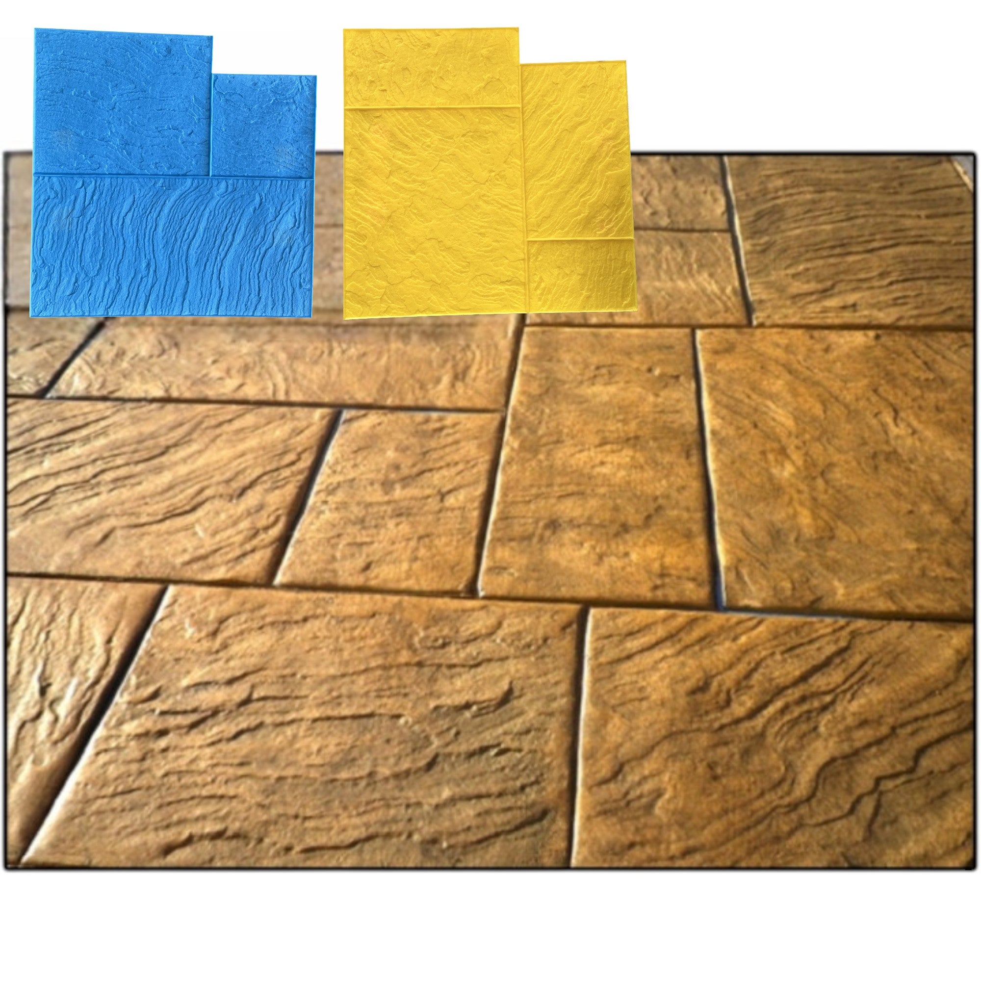 Moule Bordure Pour Plâtre Ou Ciment Imprimé Vertical