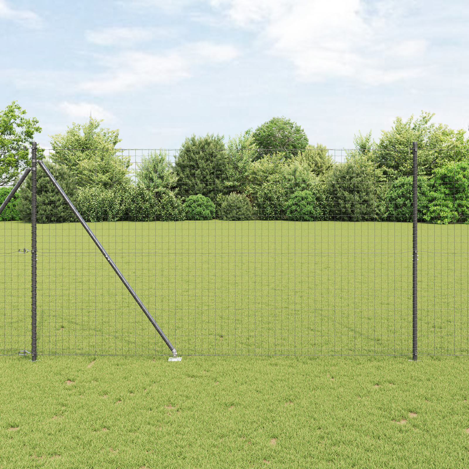 VidaXL Aste Per Parasole A Vela – 2 Pali In Acciaio Zincato Da 200/250 Cm Con Picchetti E Corde, Per Tende Da Sole - 6