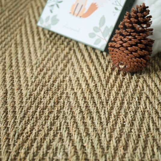 Jonc de mer - Assam - Chevron - Echantillon 15 x 20 cm - 4