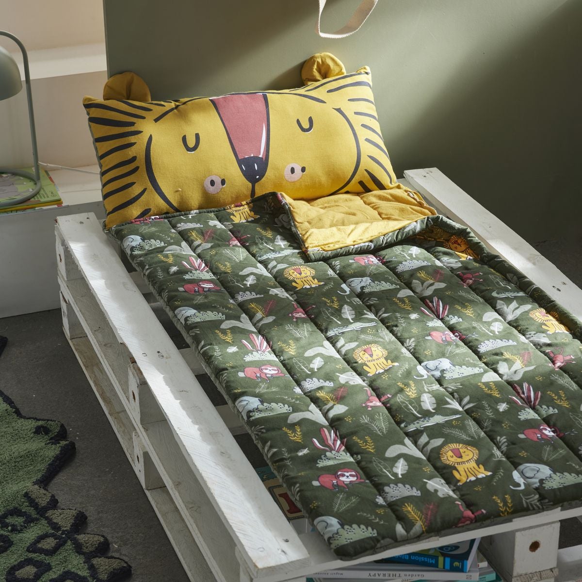 Sac couchage enfant imprimé coton LE ROI DE LA JUNGLE - 2