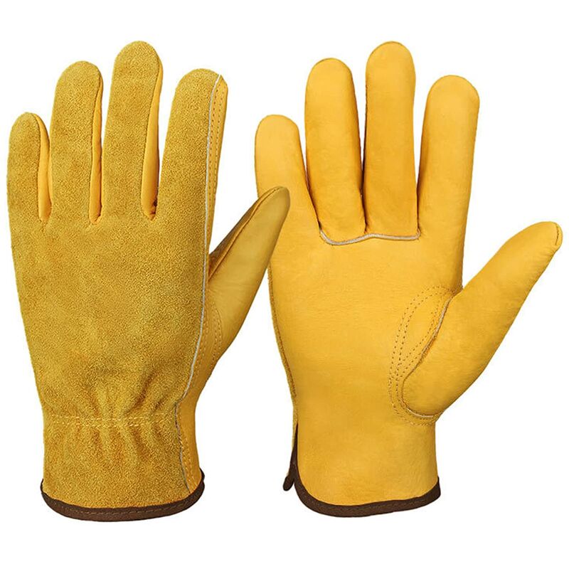 Gants De Moto Vintage Et Classiques En Cuir De Vachette Pour L'été (blanc, Taille L