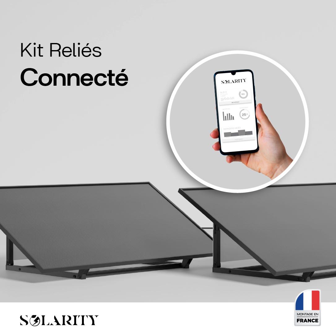 Solarity Zen X2 860W + 2400W de stockage Batterie Zendure - Plug and play - Mono & Triphasé - Pour Maison et Appartement - Pose au Sol, Mur, Balcon… - 5