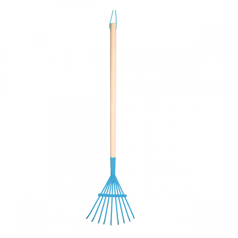 Rateau à feuilles pour enfant, Bleu - 3