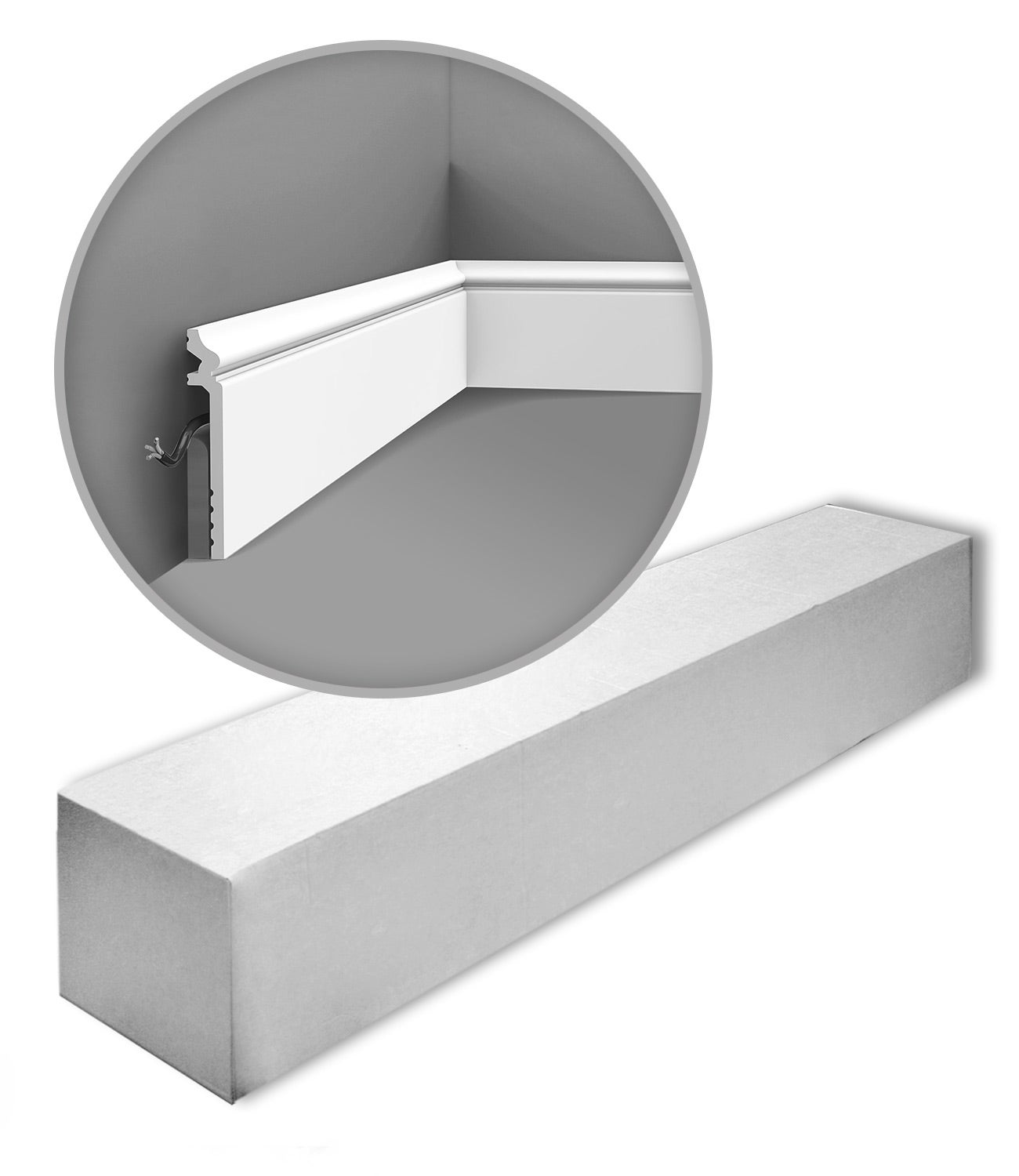 Orac Decor SX186-box LUXXUS 1 carton 16 pièces Plinthes Moulures ...