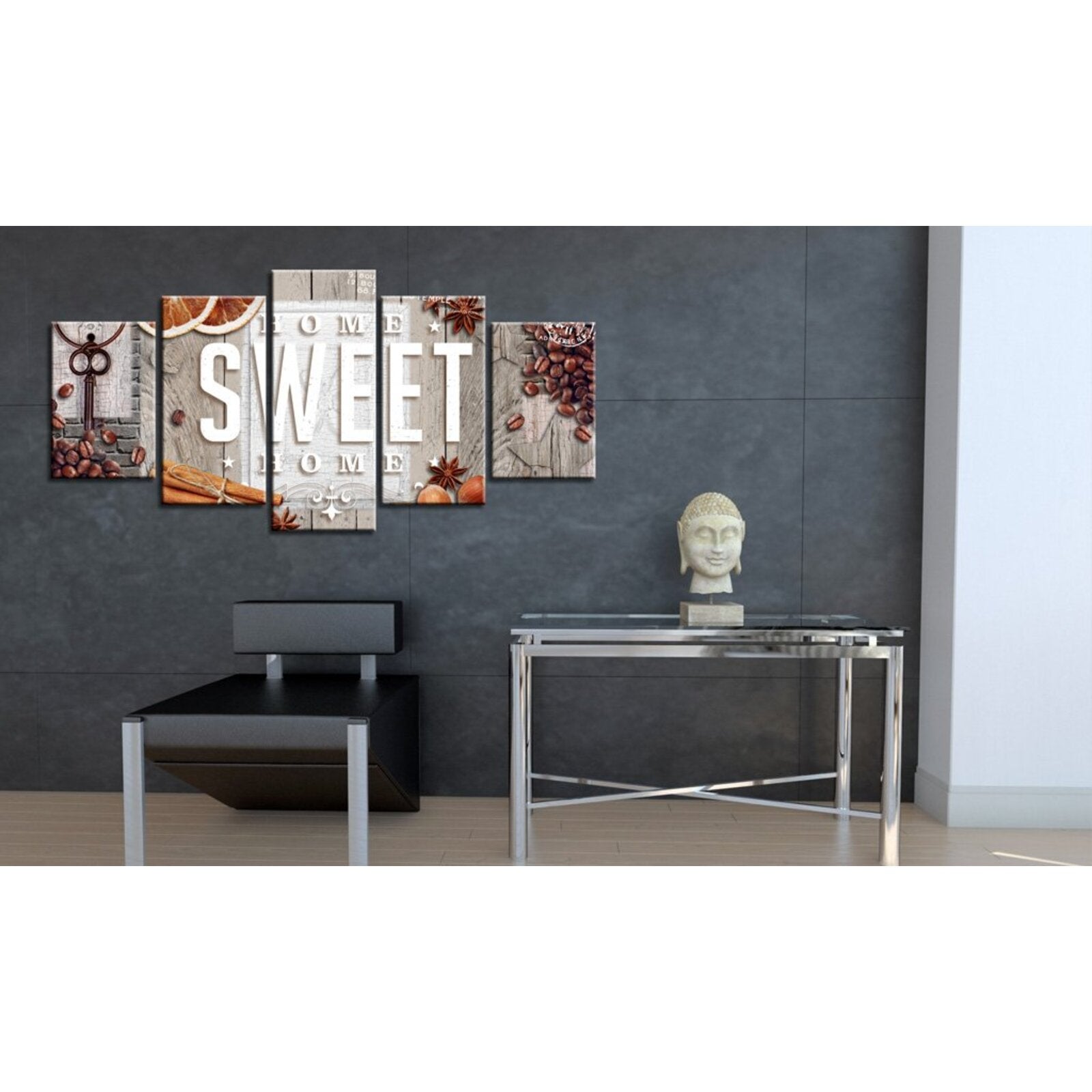 Tableau inspiration anis - 200 x 100 cm - 2