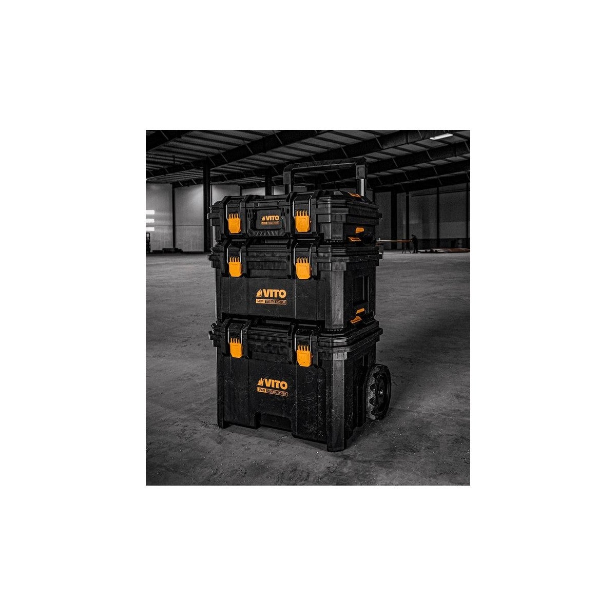 Chariot à outils XL sur roues L x P x H: 58 x 48 x 85 cm Valises d'atelier Amovibles et modubables VITO - 8