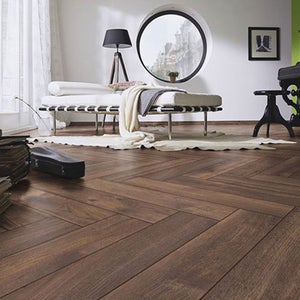 Sol stratifié bâton rompu chêne Calais 133X8X665mm - Gamme Vieux Paris - Certifié FSC Mix Credit
