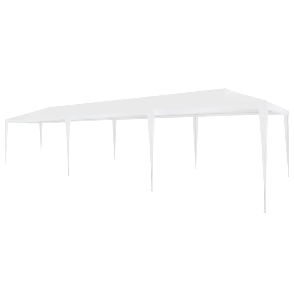 Tonnelle de jardin | Tente de réception 3x9 m PE Blanc CFW63729 | Leroy ...
