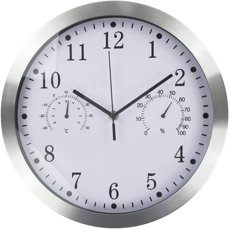 30CM MINIMALISTE HORLOGE Murale Pour Intérieur & Extérieur Jardin Home 30CM MINIMALISTE HORLOGE Murale Pour Intérieur & Extérieur Jardin Home