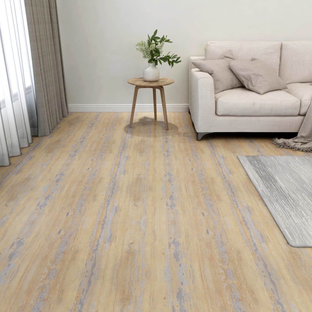Baldosas de suelo autoadhesivas 55 uds pvc 5,11 m² marrón vidaxl