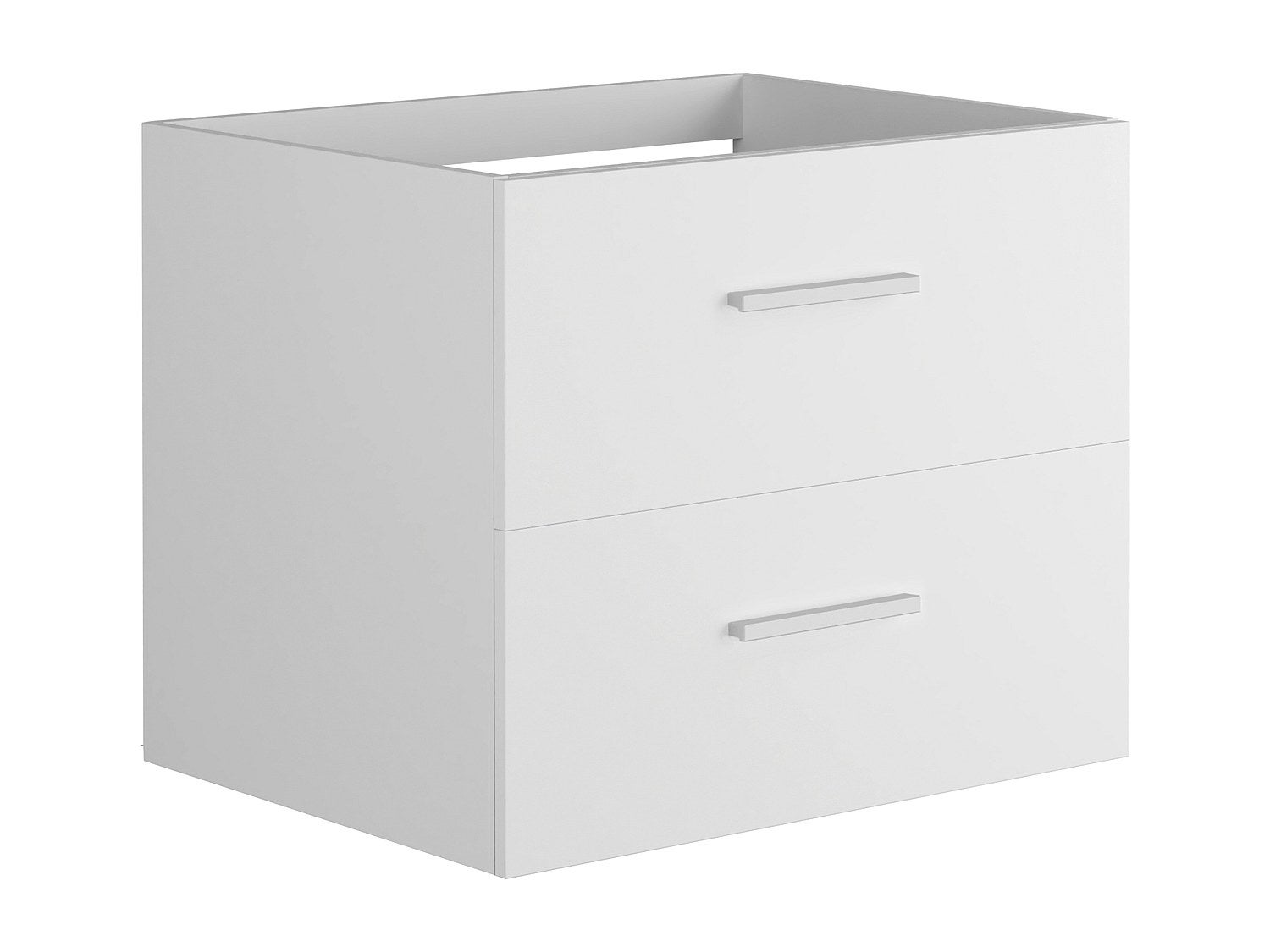 Szafka łazienkowa wisząca pod umywalkę - Biały - 60 cm - KAYLA