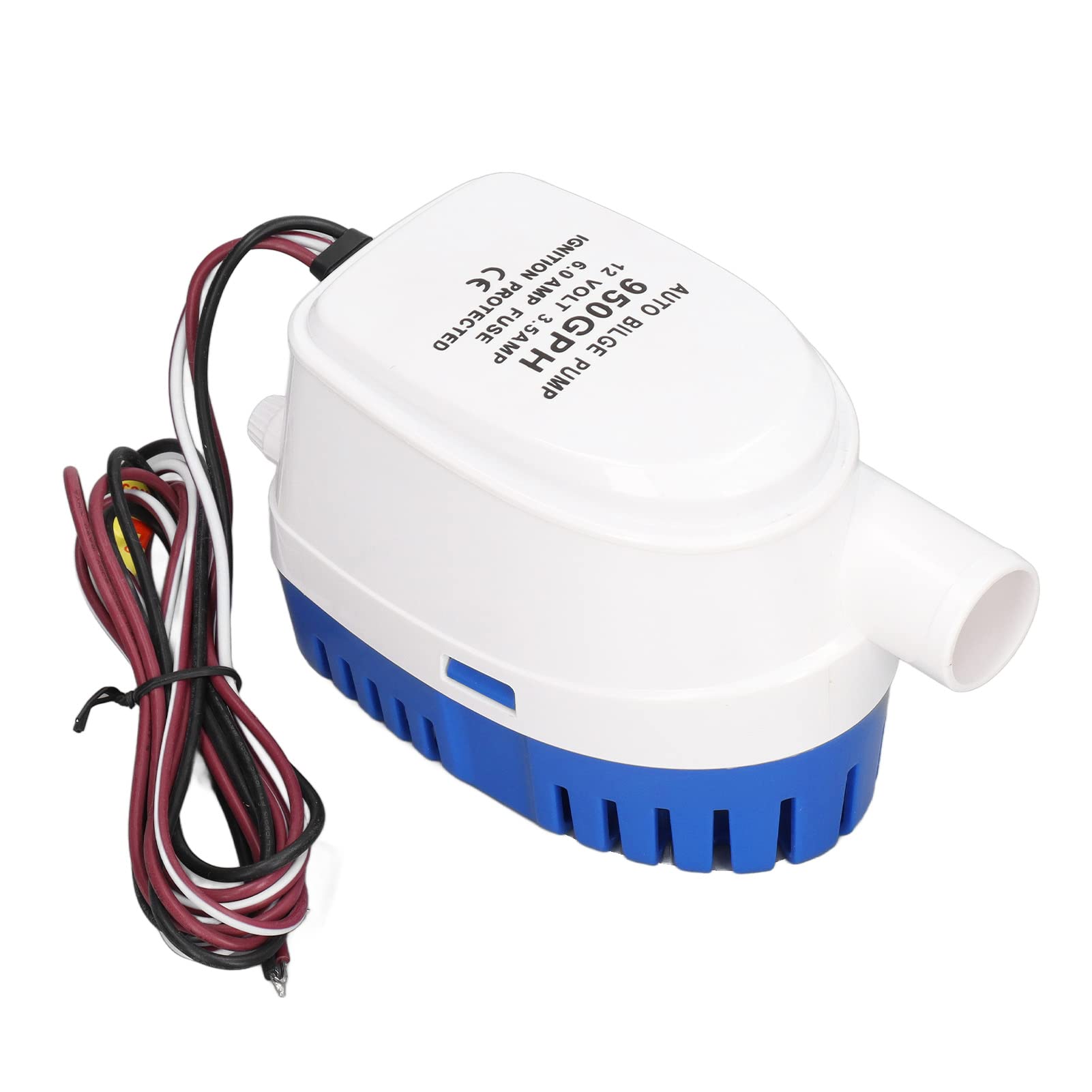 Automatyczna pompa zęzowa, DC 12 V, 750/950 GPH, automatyczna zanurzalna pompa zęzowa do łodzi z wyjmowanym filtrem do jachtów morskich (950 GPH)