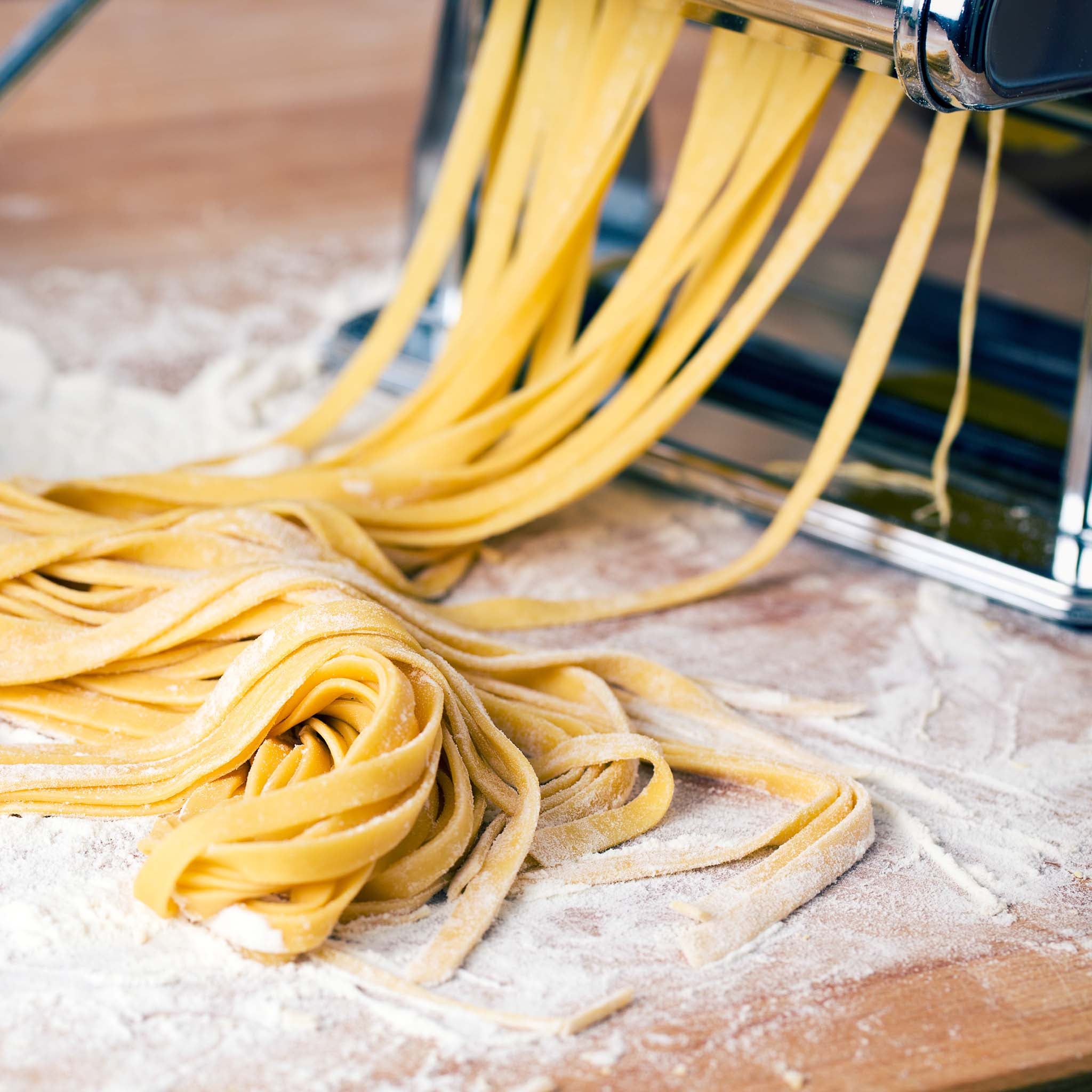 Toboli Máquina para hacer pasta manual acero inoxidable pasta fresca casera espesor ajustable 2–6 mm - 9