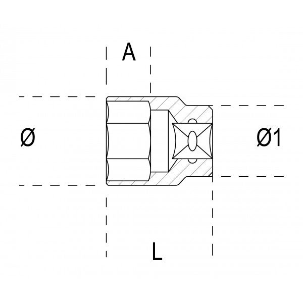 Bulloni A Occhio 1/2 X 6 Pollici Zincati A Caldo Per Sartiame - Confezione 4 Pezzi