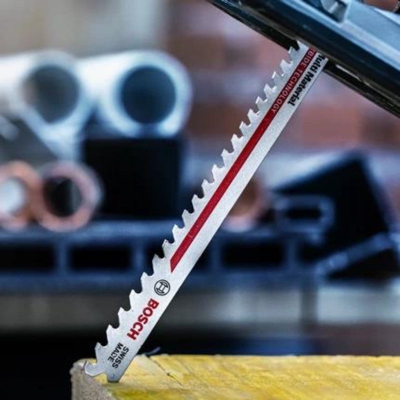 Lama per seghetto alternativo T 367 XHM BOSCH 132 mm Legno e metallo - Scheda da 3 - 2608900560 - 7