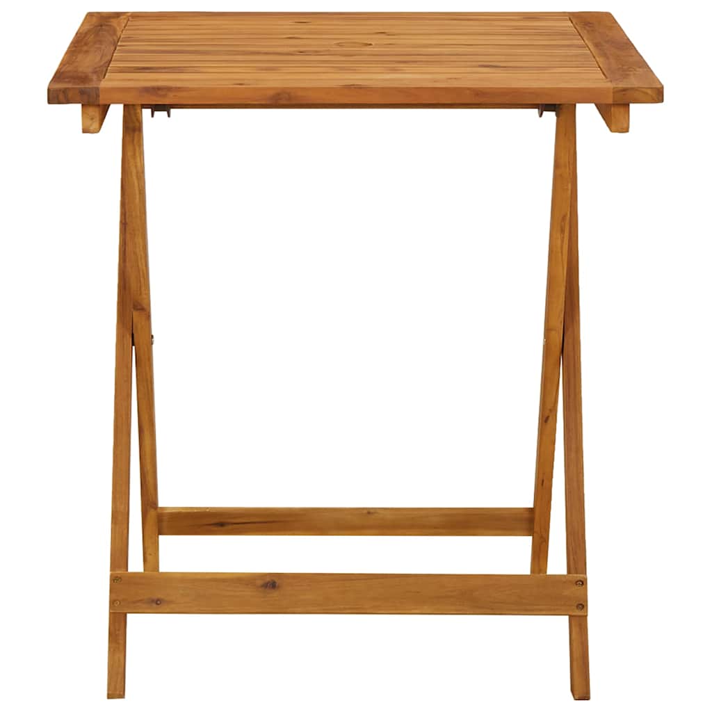 Table d'appoint d'extérieur rectangulaire en Bois Marron 2 places - 4