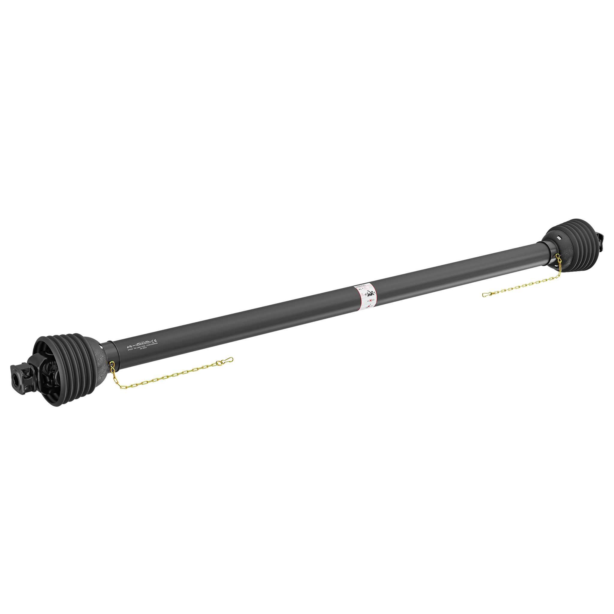 Giunto Cardanico Mini D12L52 - Diametro 12mm, Lunghezza 52mm, Per Alberi 6mm, Ferro Nichelato, Per Modellismo E Progetti Fai Da Te