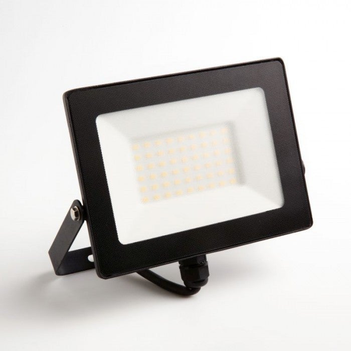 Naświetlacz LED czarny LED 50W 3000K 4500lm IP65 wym: 15,2 x 19 x 2,7 cm aluminium Ecolight