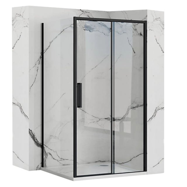 CABINE DE DOUCHE REA RAPID SLIDE 100X80 BLACK