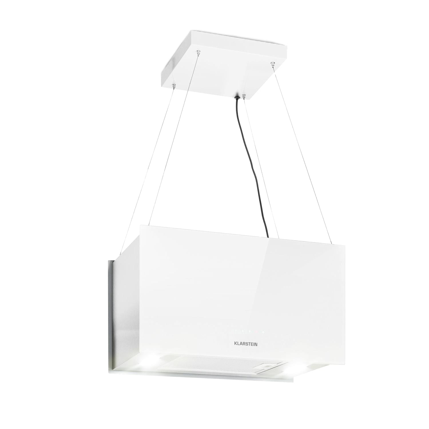 Klarstein Kronleuchter L Campana Extractora De Isla 60 Cm Salida 577M³/H Led Táctil Blanco , Leroy Merlin