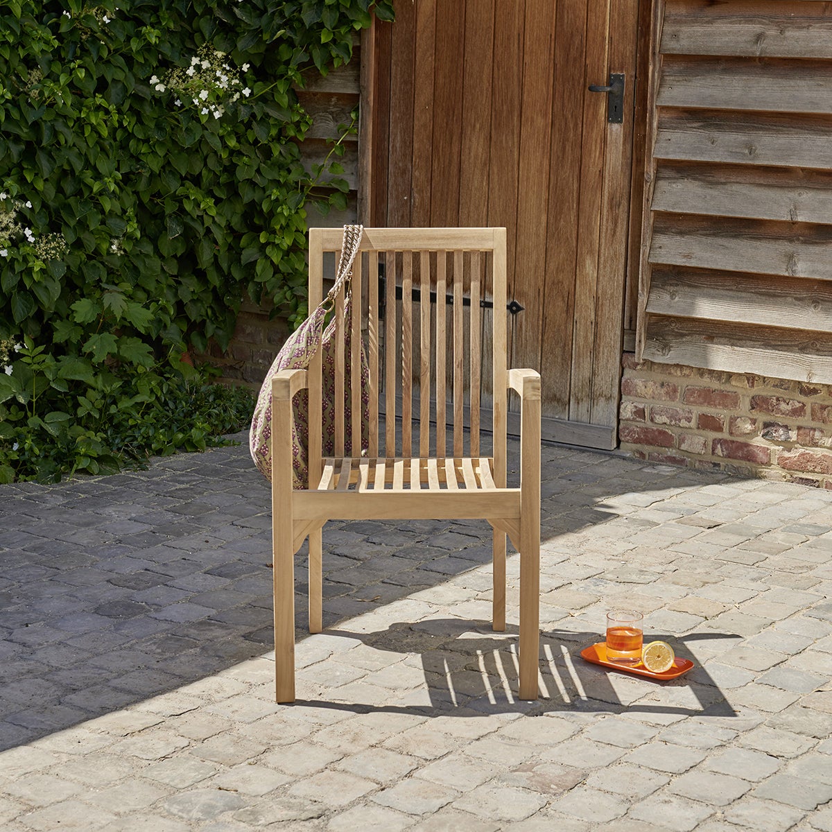Fauteuil de jardin en teck massif - 3