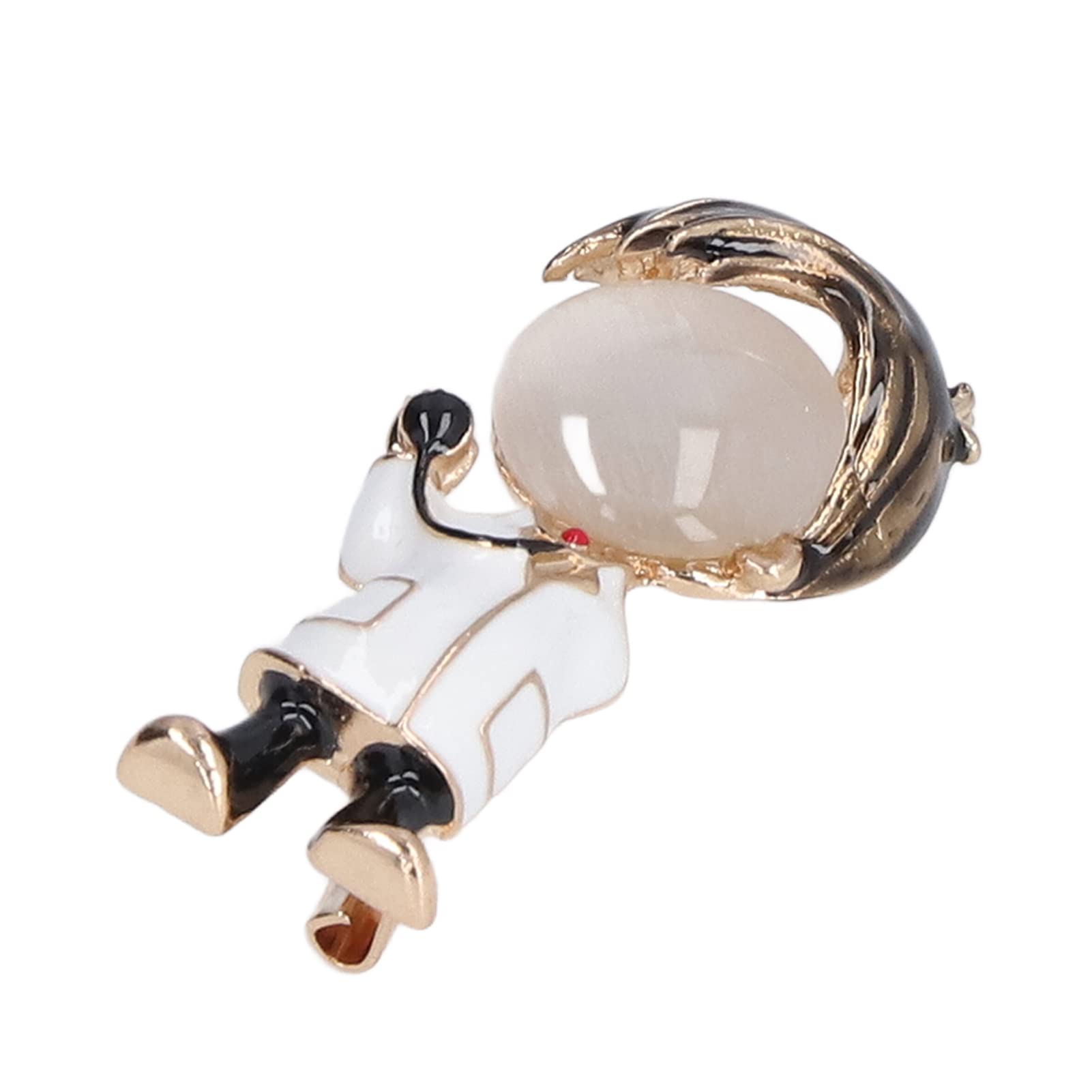 BROCHE ANCIENNE En OR 18 Carats Avec Micromosaïque Du Panthéon - 17,37 G - Occasion