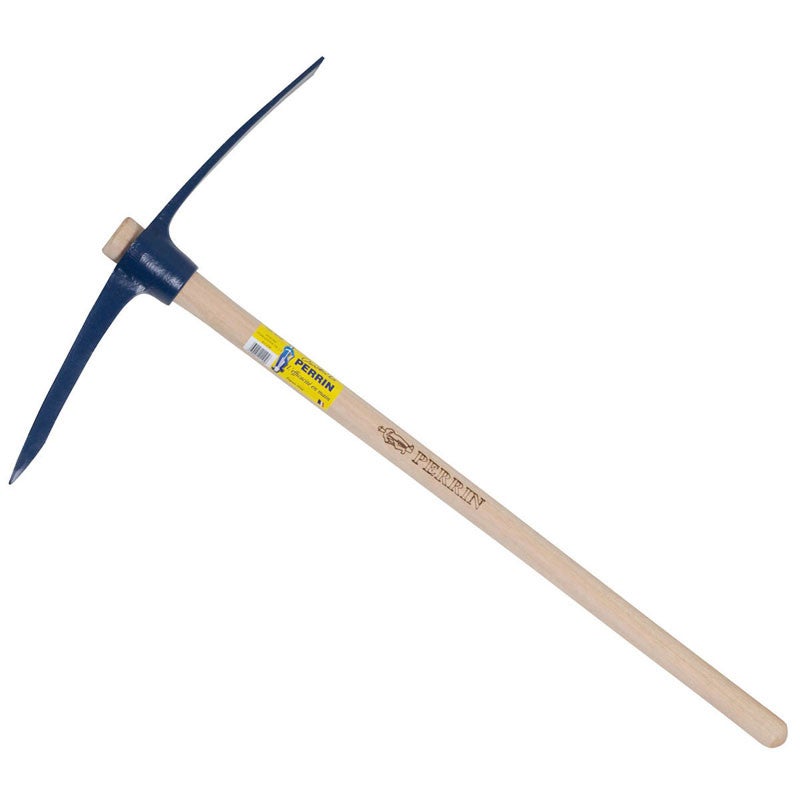 Pioche de terrassier il rond - avec manche - Perrin - 4