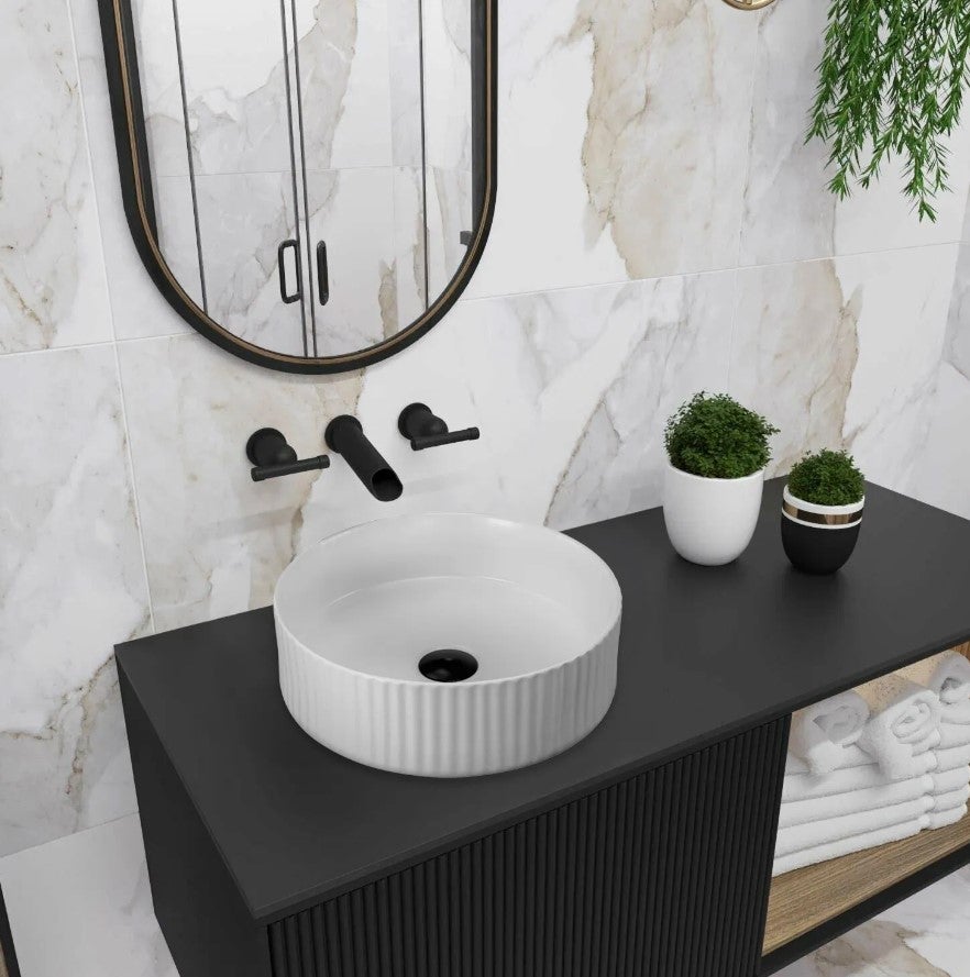 Umywalka Nablatowa Rea Delia Biały 36 X 36 - 2