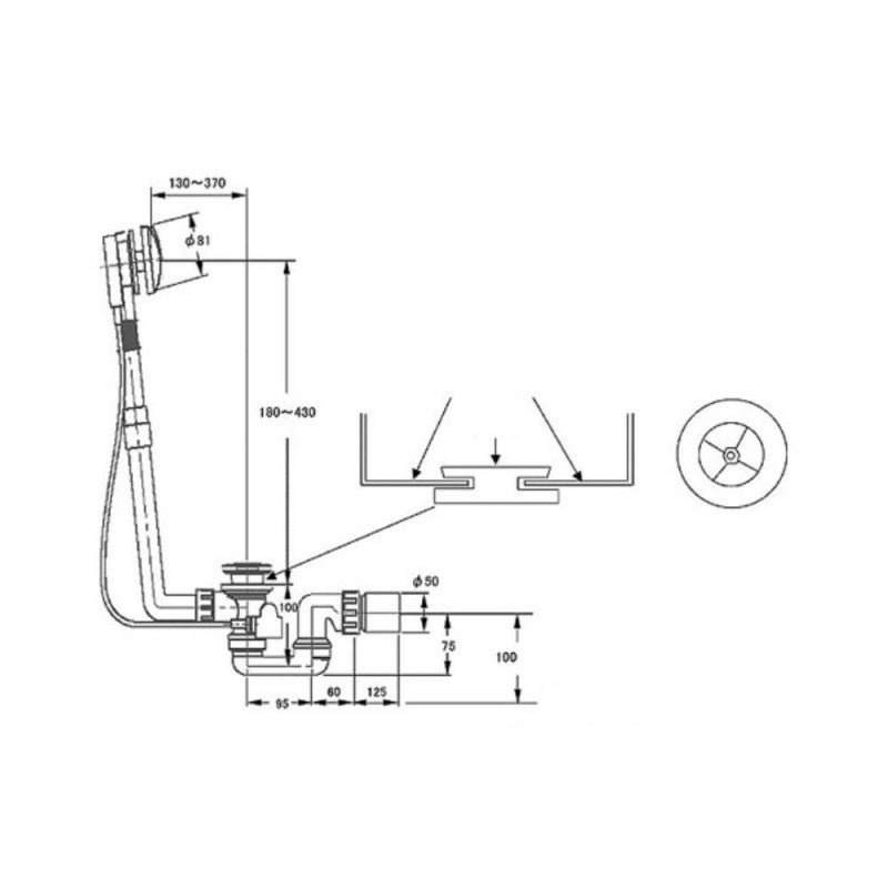 Vidage baignoire VILLEROY ET BOCH - 3