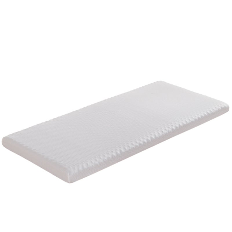 Materac Pokrowiec Biały + Pianka Szara 23D, Twardość H3, Pianka 23D, Tkanina Komórkowa, Pokrowiec z Granulkami Antypoślizgowymi, Ergonomiczny