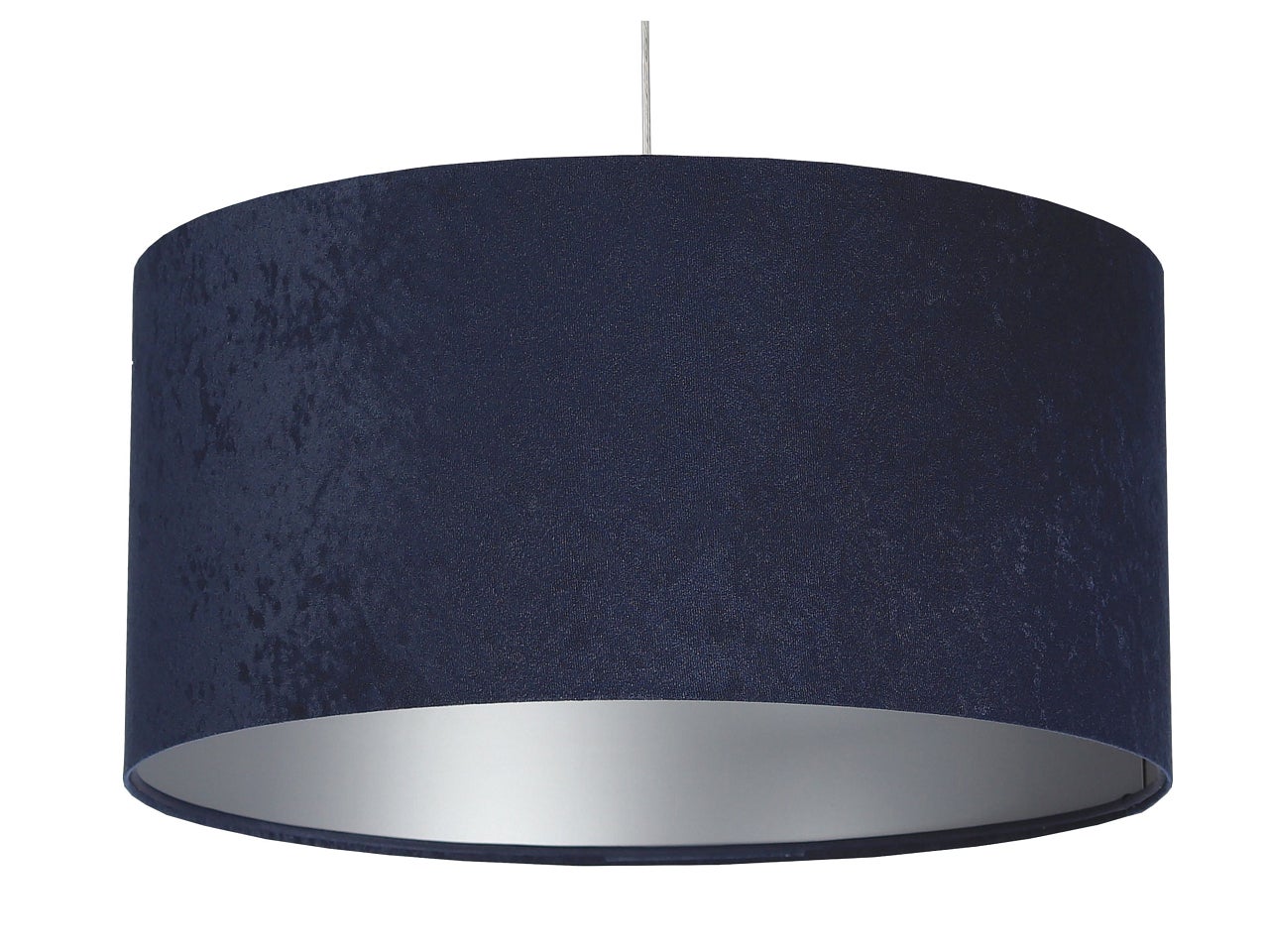 Lampa wisząca HOME 60 granatowa/srebrna