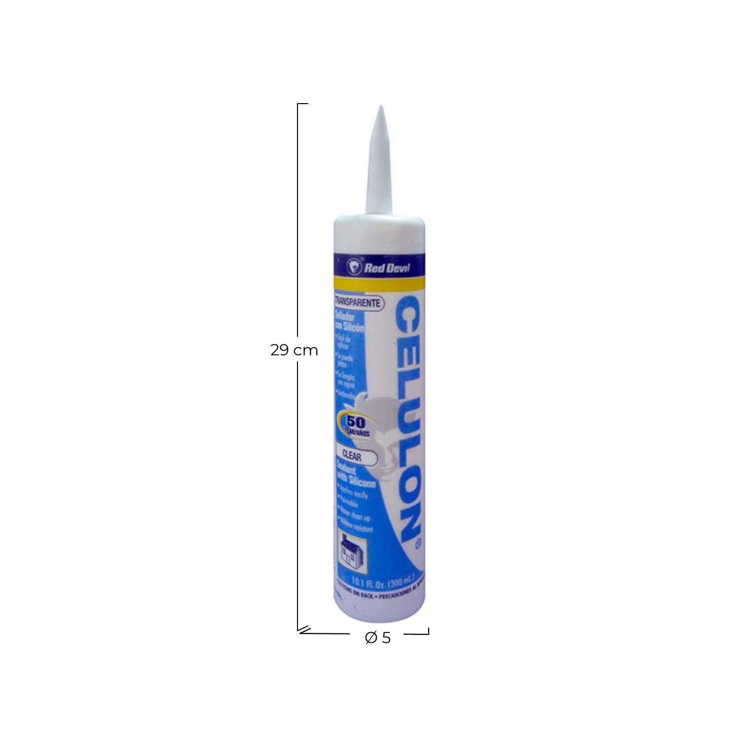 Mastic Joint Transparent 300ml Diable Rouge - 2