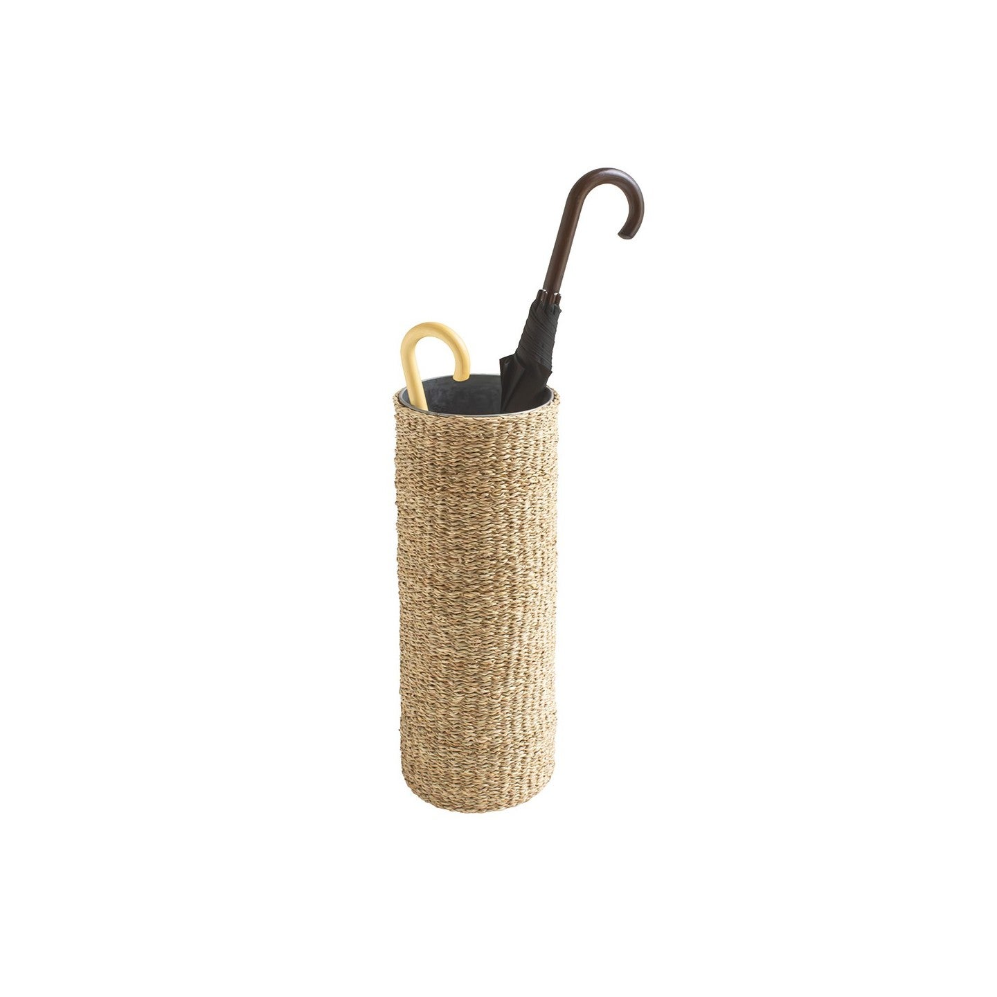 Porte parapluie en jonc de mer naturel - 8