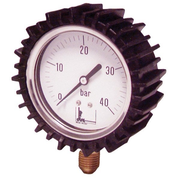 Vacuomètre (Manomètre) Glycérine DIFF -63mm - Plage -1 à 0 Bar - Inox Avec Protection - Neuf