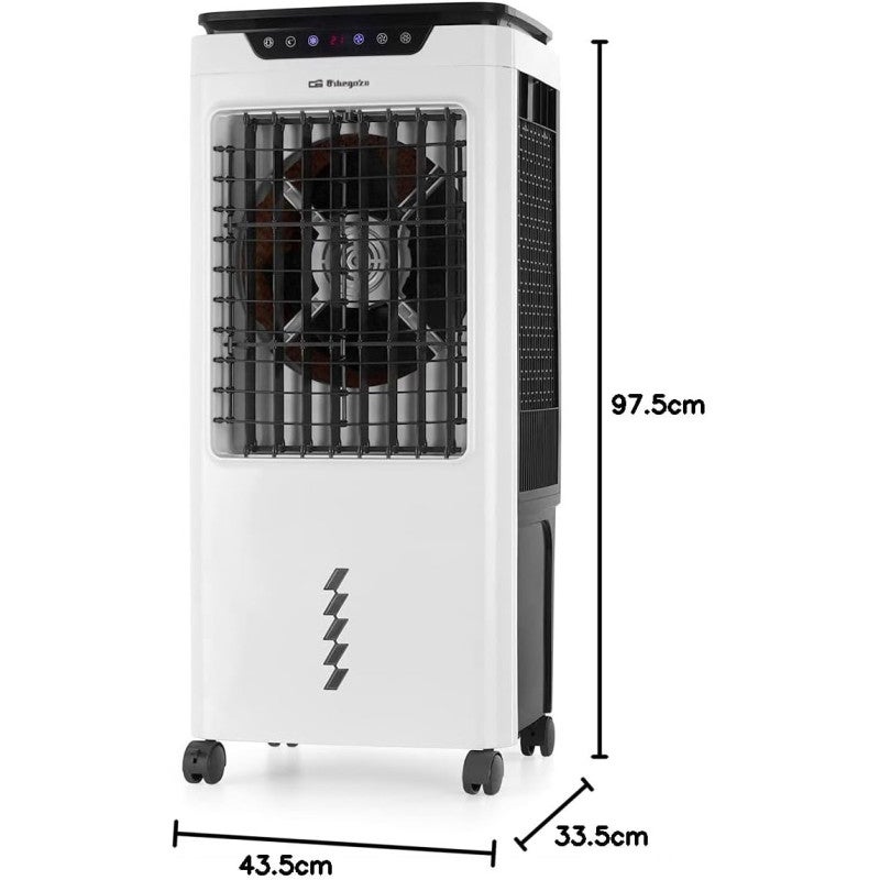 Refroidisseur d'air évaporatif portable 3 en 1 | Refroidisseur d'air | Réservoir amovible de 35 L | Télécommande - 2