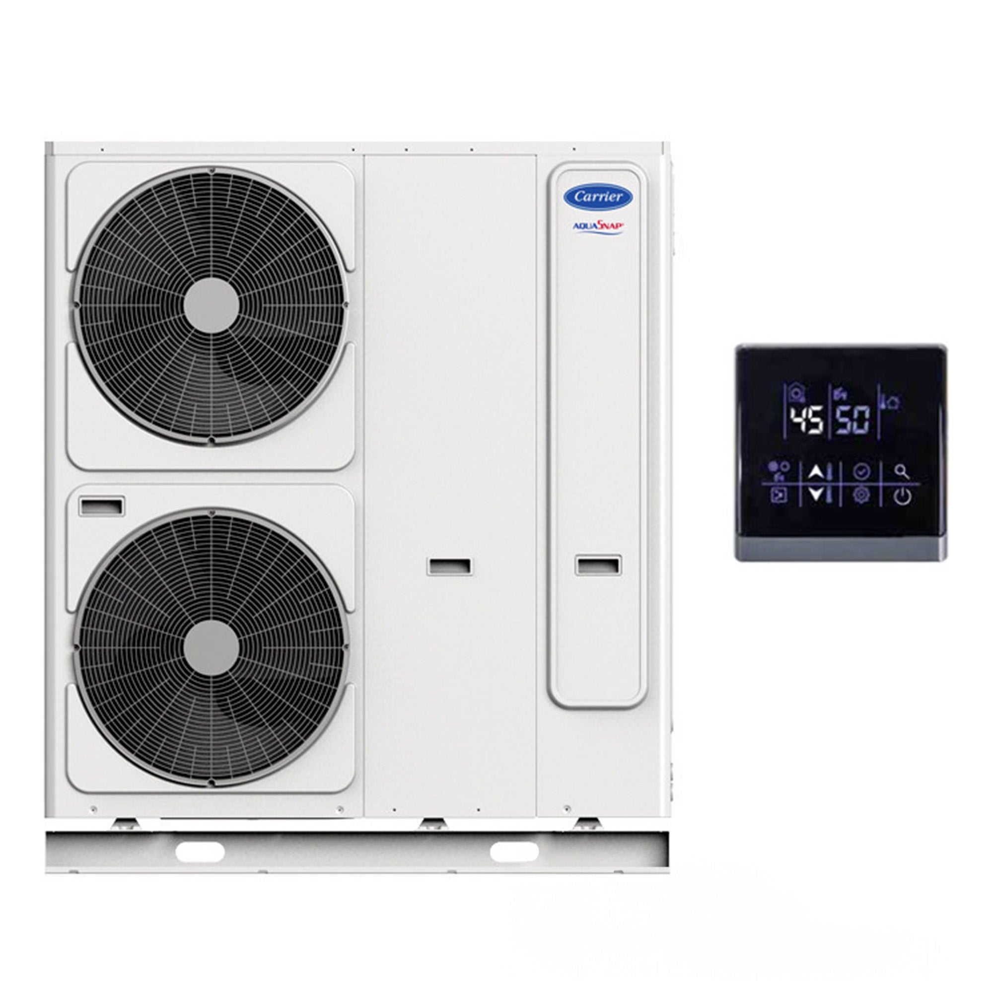 Pompa ciepła powietrze/woda monoblok AquaSnap z elektrycznym wspomaganiem Carrier 12 kW jednofazowa