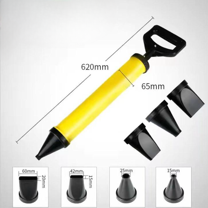 Scellants pistolet pour mortier avec presse-mortier accessoires Seringue de mortier + 4 buse - 6
