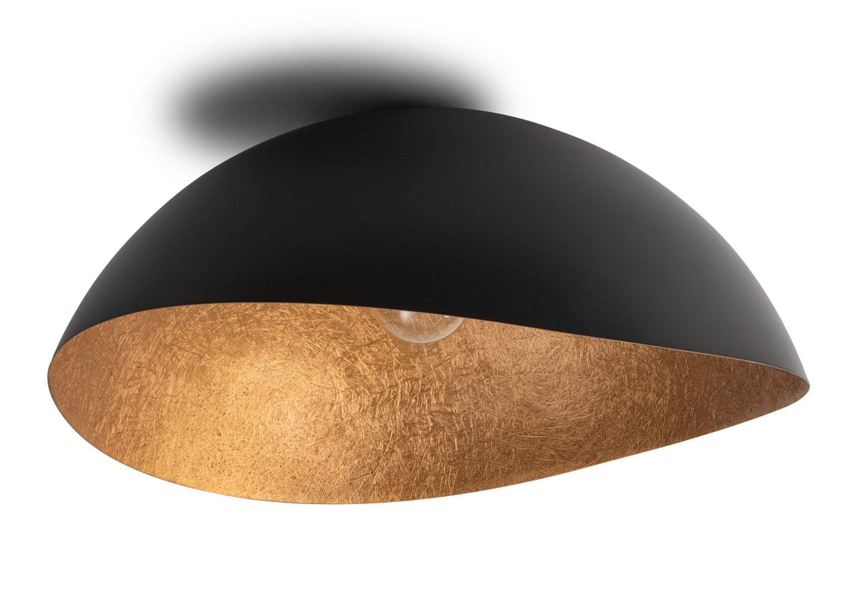 Lampa sufitowa wisząca Solaris czarno-miedziana 1xE27x15W dekoracyjna wym: 31 x 89 x 85 cm metal SIGMA