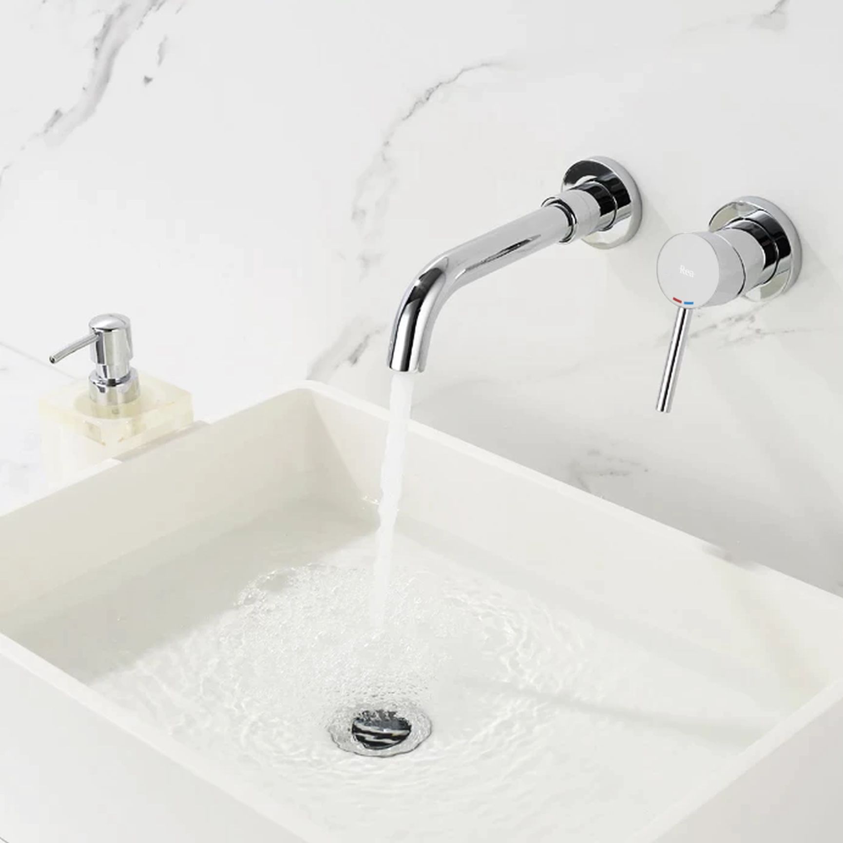 TORNEIRA OCULTA REA LUNGO LONG + BOX CHROME - 3