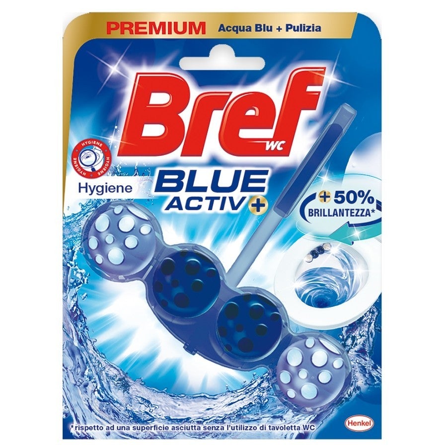 Abattant WC Bref Solid 4 boules Bleu Active | Leroy Merlin
