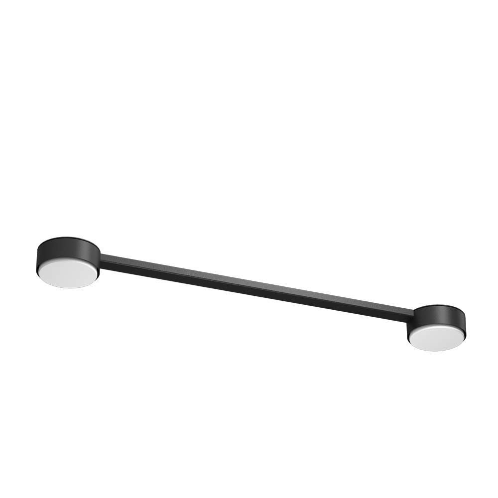 Lampa sufitowa Drop Line czarna 2xGX53x9W wym: 3 x 60 x 8 cm metal Brosline